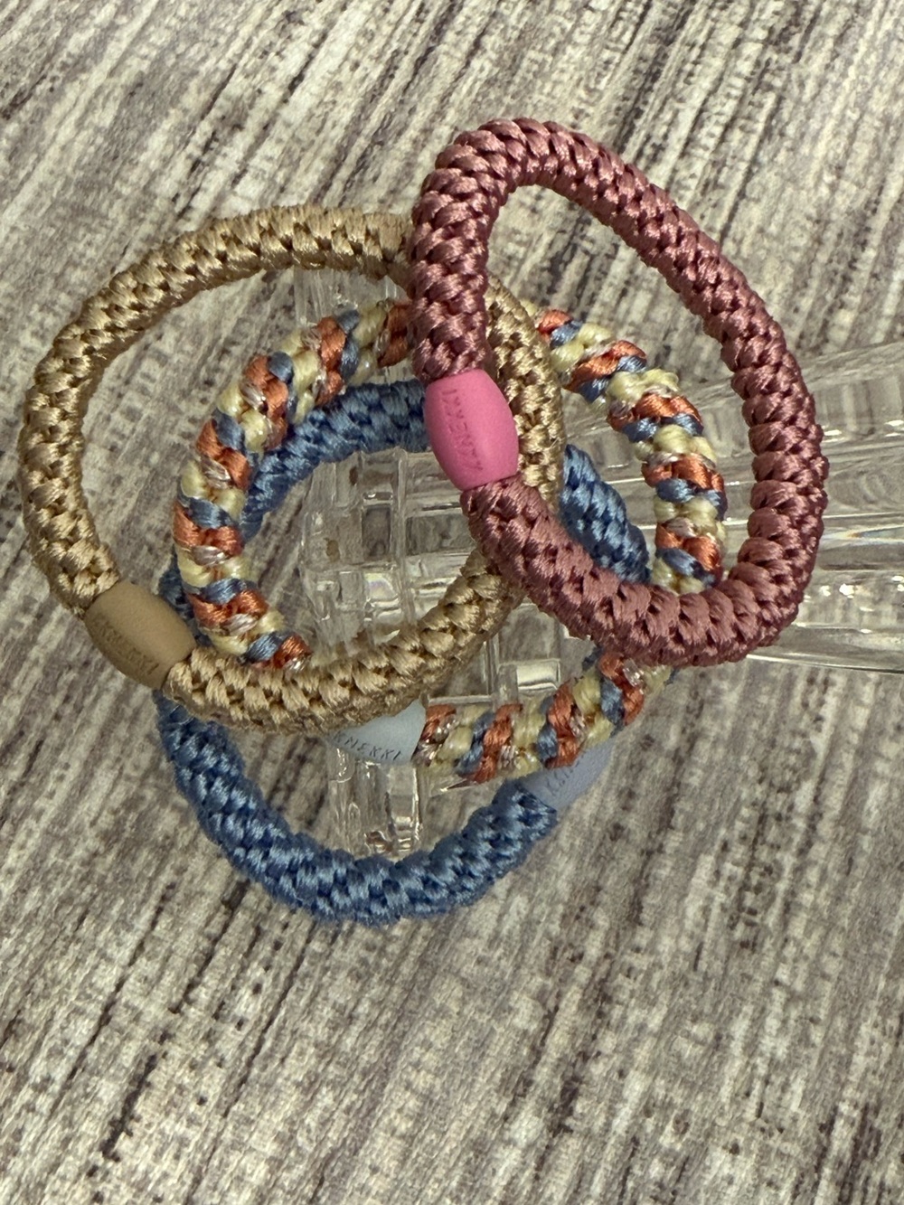 Authentic original KKNEKKI
hair ties. Set of 4